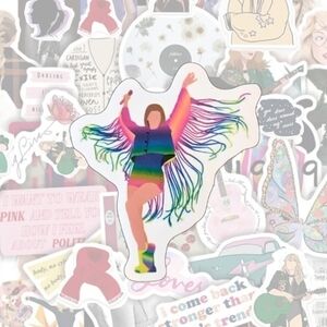 5 or  $10 or 12 for $20 | Folklore Evermore Stickers Vintage Taylor Swift